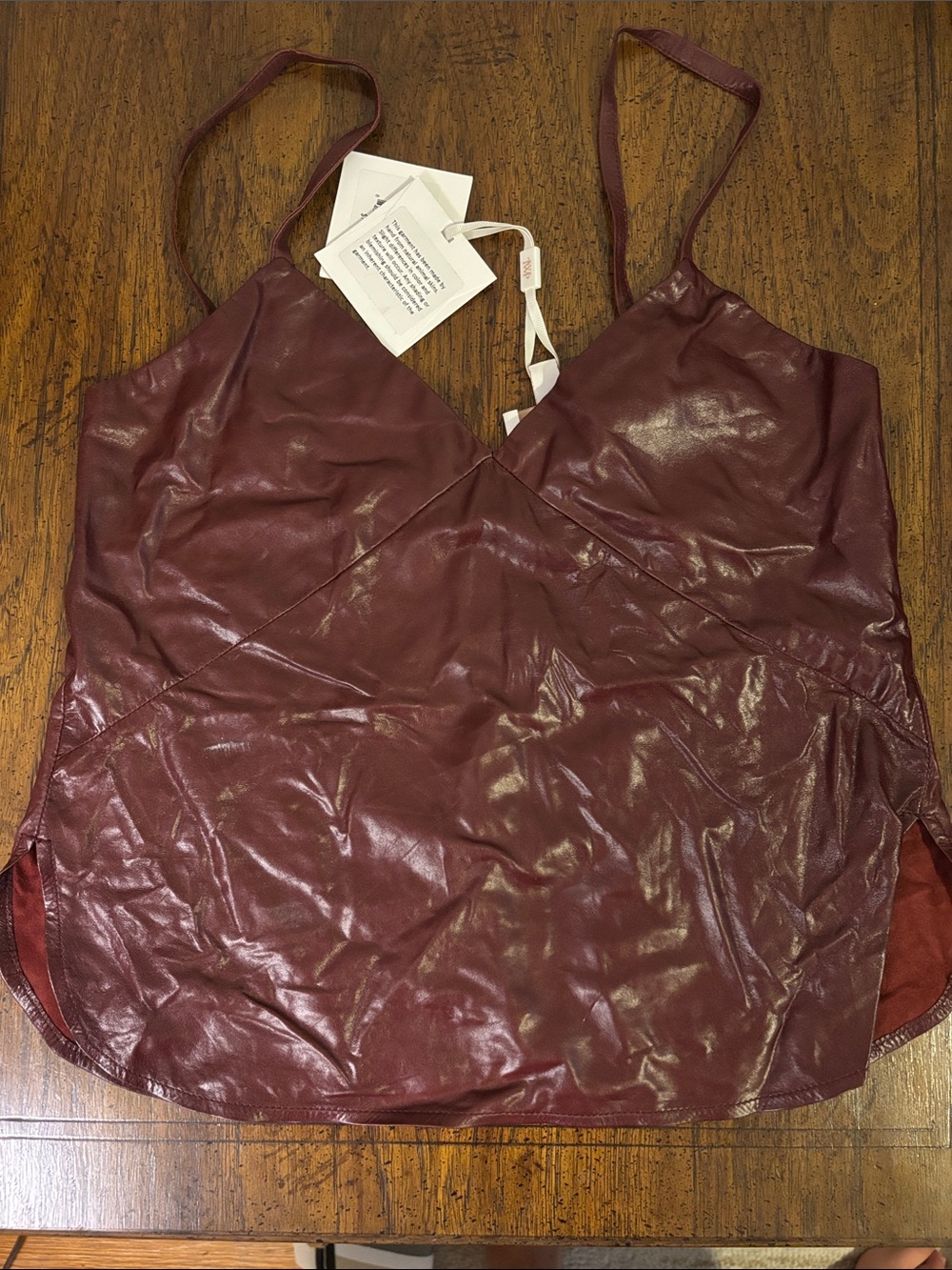 TWP Campbell Cami Warm Brick Medium NWT